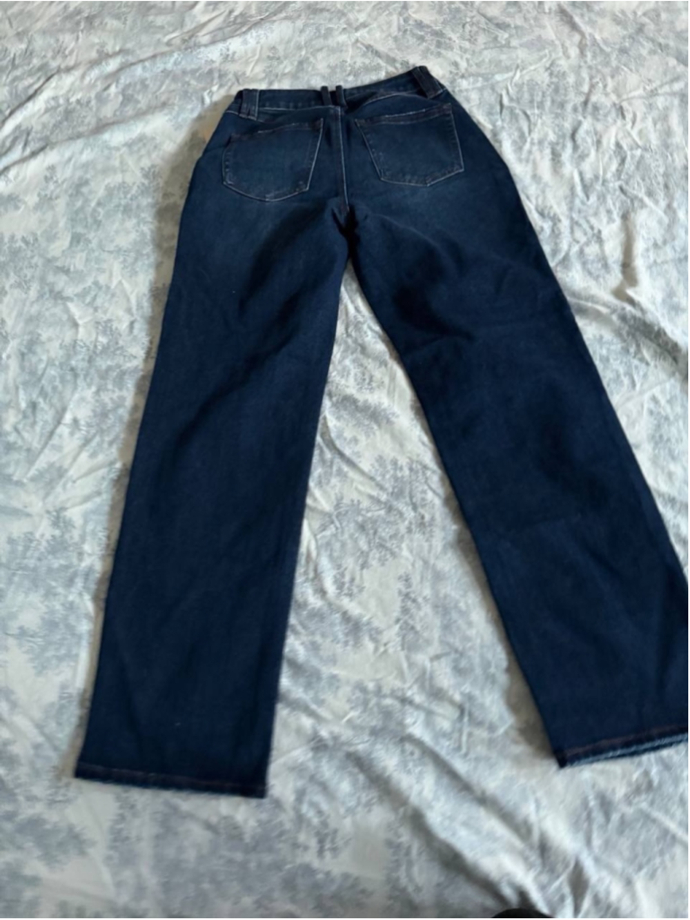 Flamingals Mid Rise Straight Leg Jeans for Women S - Picture 4 of 4